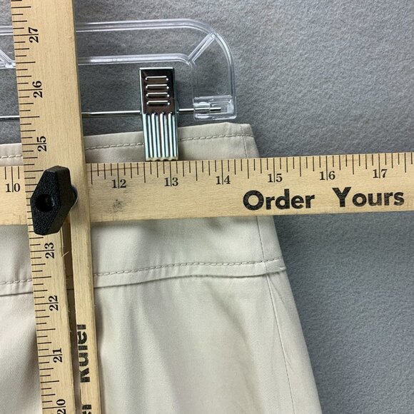 Talbots Pencil Skirt Womens 4P Khaki Lined Back Zip - Picture 9 of 12